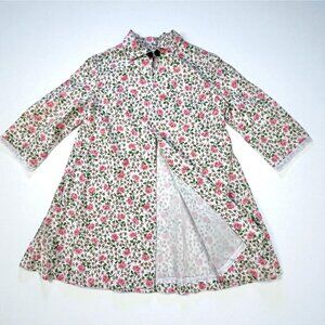 Vintage Child’s Rose Print Dressing Robe 60s RUTH ORIGINALS